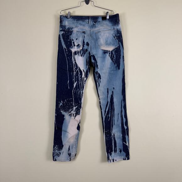 Revenge Hand Bleached Denim Jeans *1/100 LIMITED RELEASE* Size Large New - Picture 6 of 13